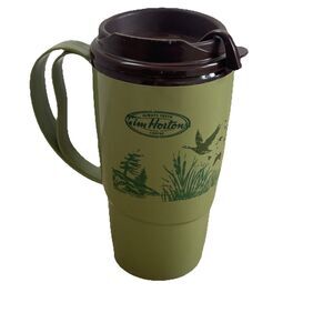 Tim Hortons Thermo-Serve 20 oz Coffee Tumbler Travel Mug Canada Geese Made USA